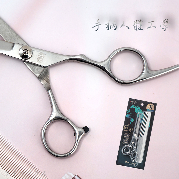 SUNDEN專業不鏽鋼美髮剪+髮梳-1組, , large