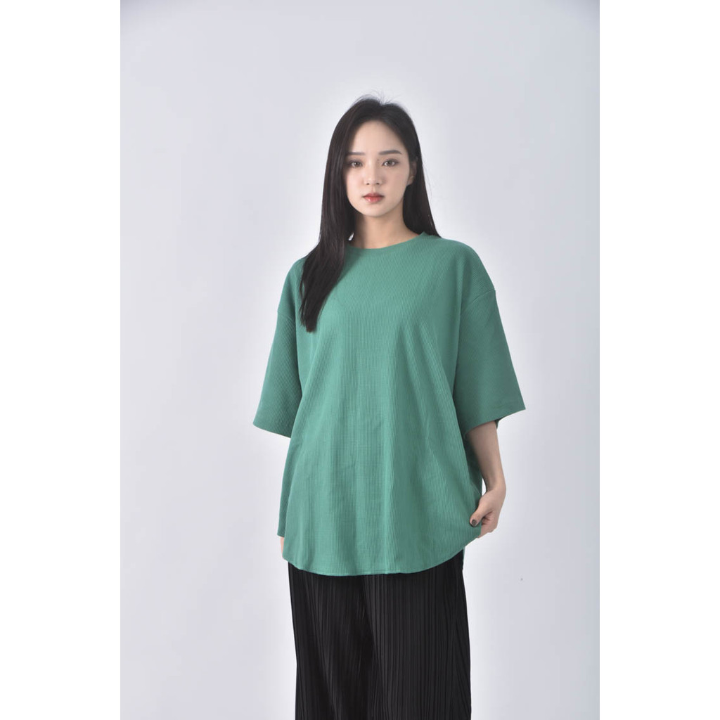 (2XL) chaco closet綠色短袖上衣二手衣, , large