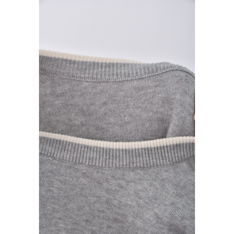 (XL) 條紋灰色洋裝二手衣, , large