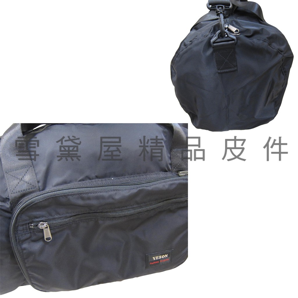 ~雪黛屋~YESON 折疊收納袋輕巧好收納出國備用環保購物袋可外掛行李箱拉桿上併用MIT製高品超輕防水尼龍布Y6689, , large