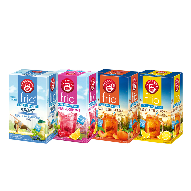 【TEEKANNE】Frio Flavored Black Tea-Peach  (2.5g x 18bags/box) , , large