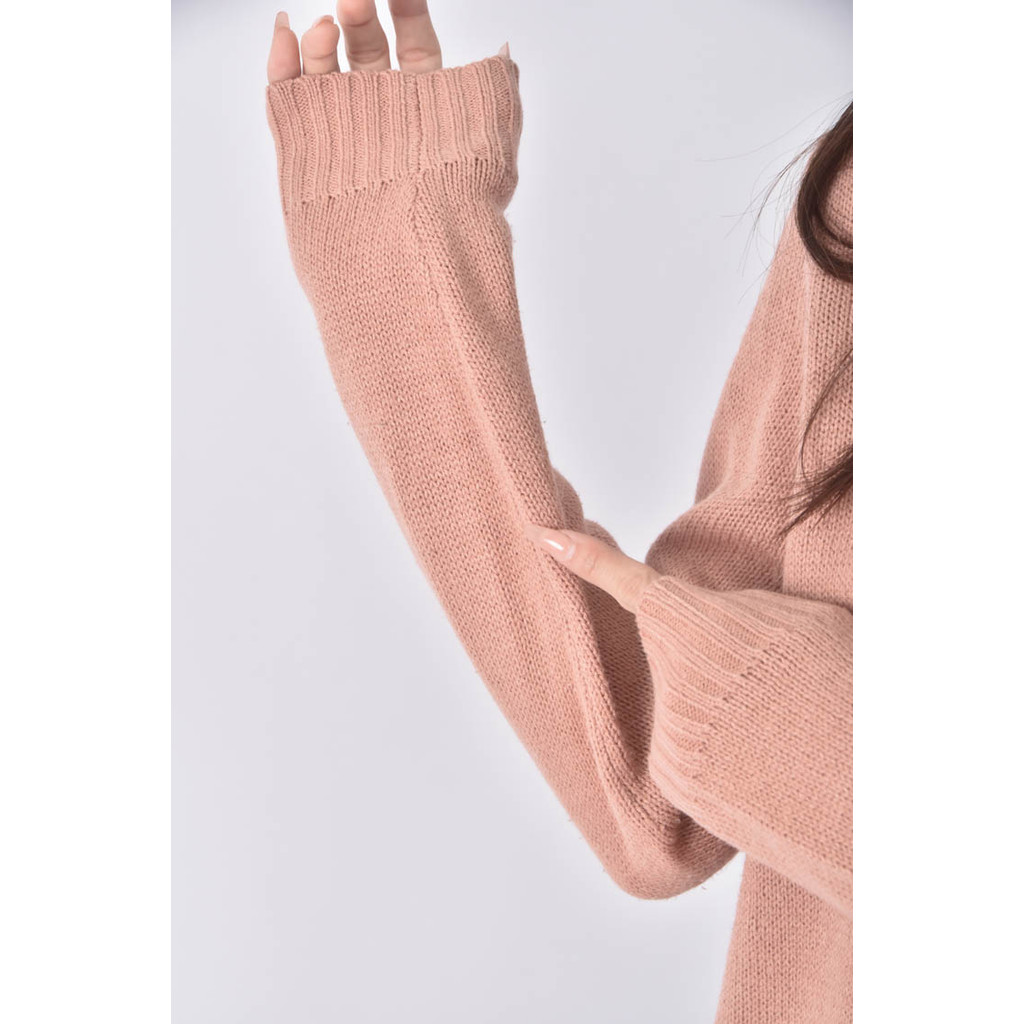 (XL) hm寬鬆粉色長袖上衣二手衣, , large