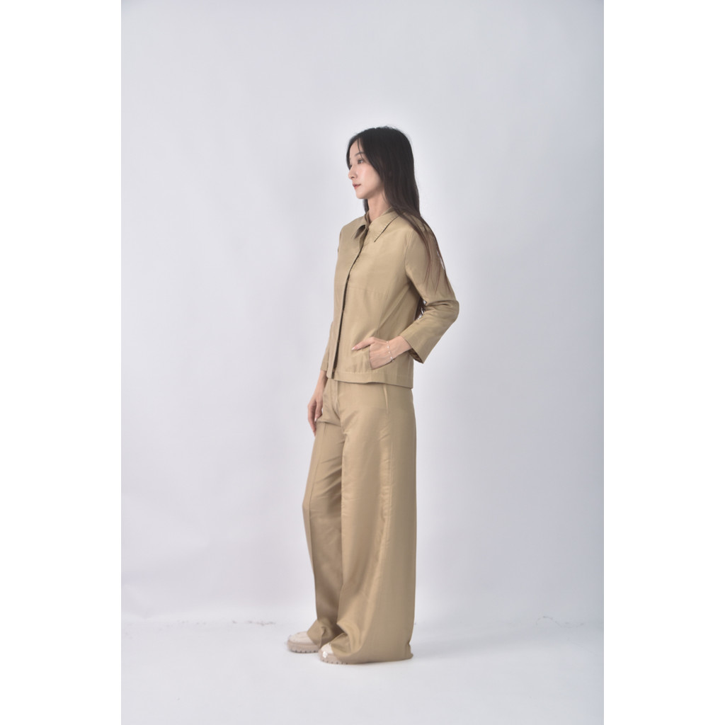 (M) sportmax寬鬆黃色套裝二手衣, , large