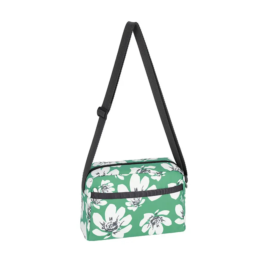 Lesportsac Daniella Crossbody 拉鍊斜背包 / 翠綠花園, , large