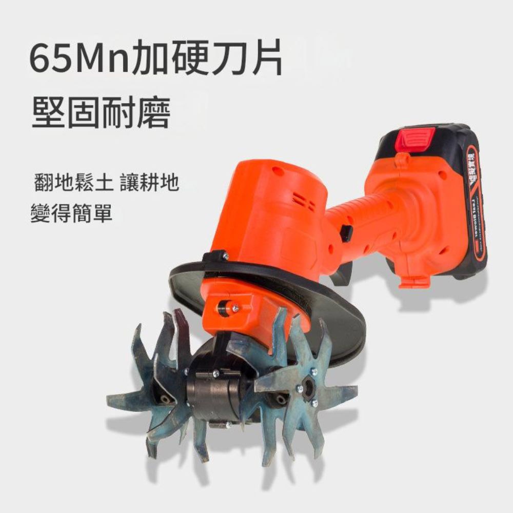新款多功能鋰電微耕機5節一電一充, , large