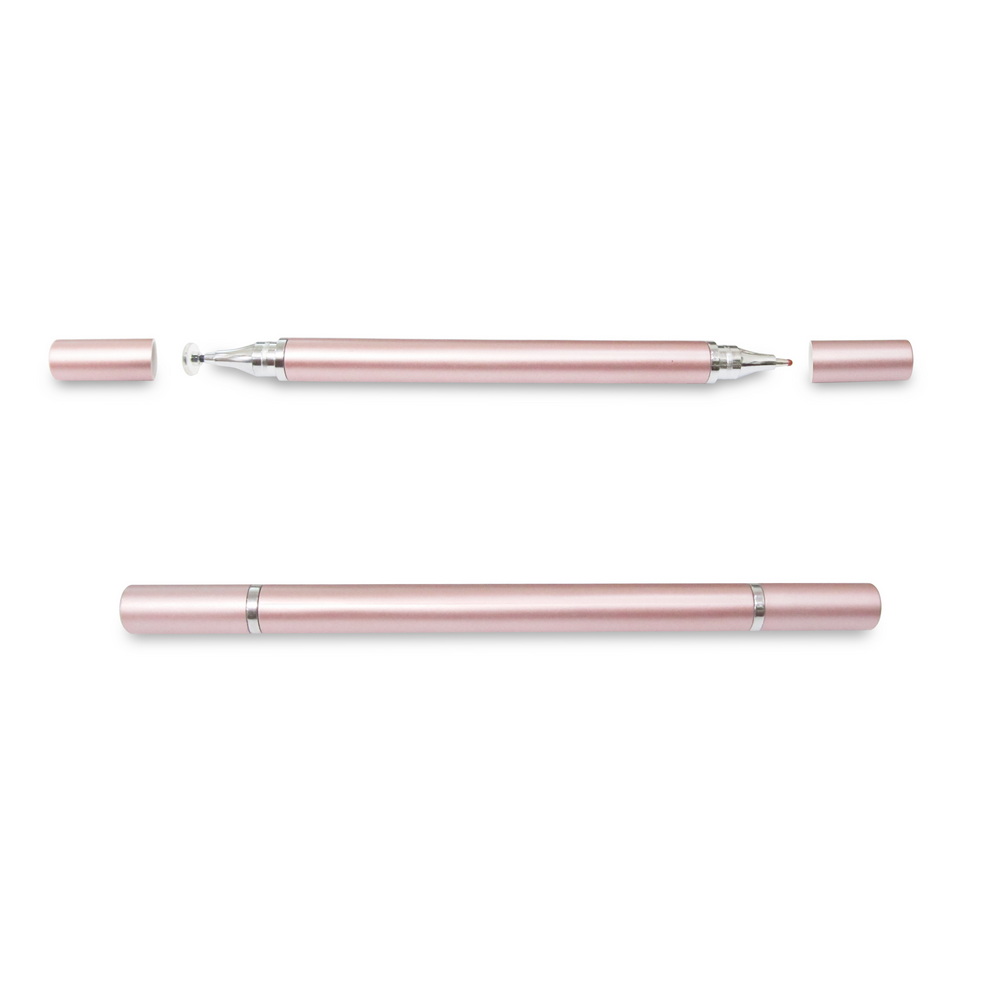 [DP32 Rose Gold]Dual-Head Universal Touch & Writing Fine Capacitive Stylus Pen, 玫瑰金, large