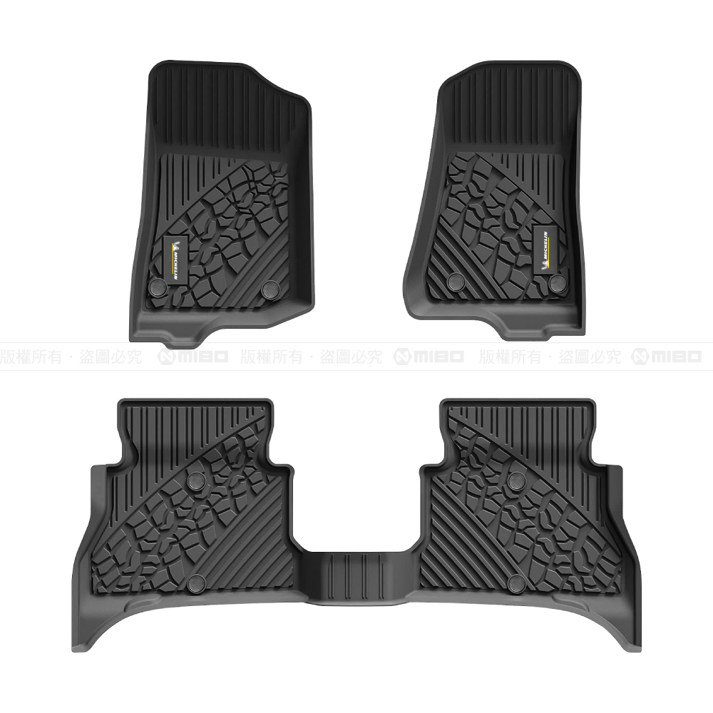 MICHELIN 米其林 吉普 JEEP WRANGLER  2021- 全包式立體腳踏墊, , large