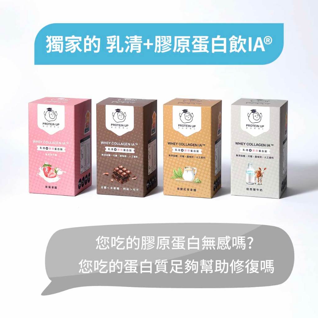 [PROTEIN UP蛋白質博士] 乳清膠原蛋白飲 IA（錫蘭紅茶拿鐵）６入盒, , large