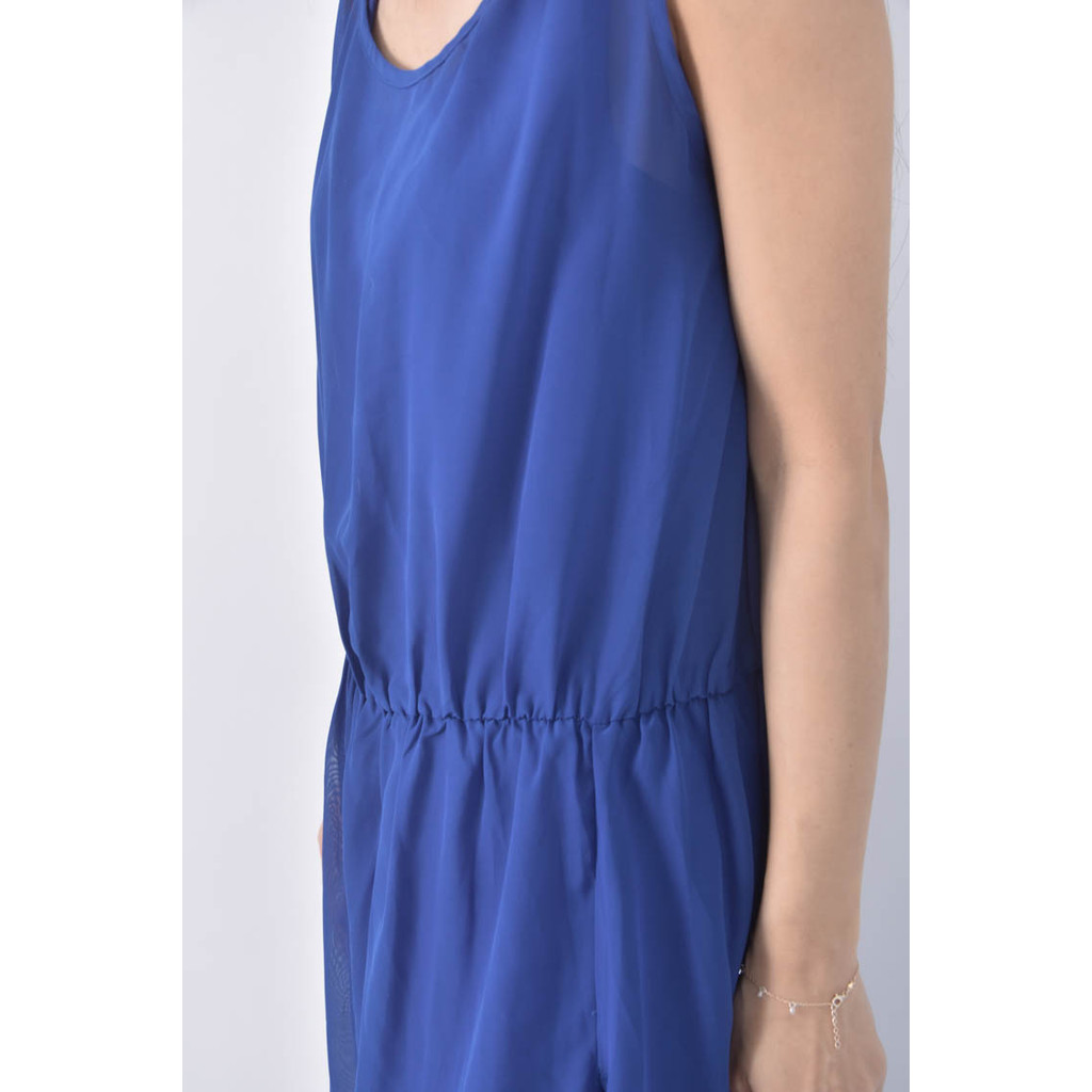 (L) lian fei mei無袖藍色洋裝二手衣, , large