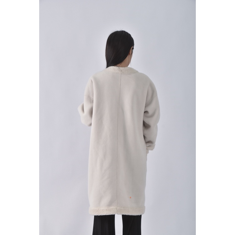 (M) 【房業涵私服】毛毛白色外套二手衣, , large