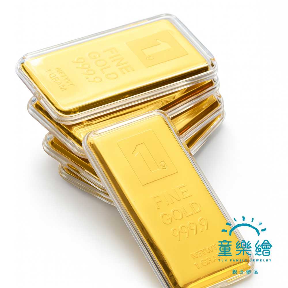 【童樂繪金飾】黃金9999純金 1克 1g金條 幸運星LuckyStar (一公克金塊 投資/收藏/保值), , large