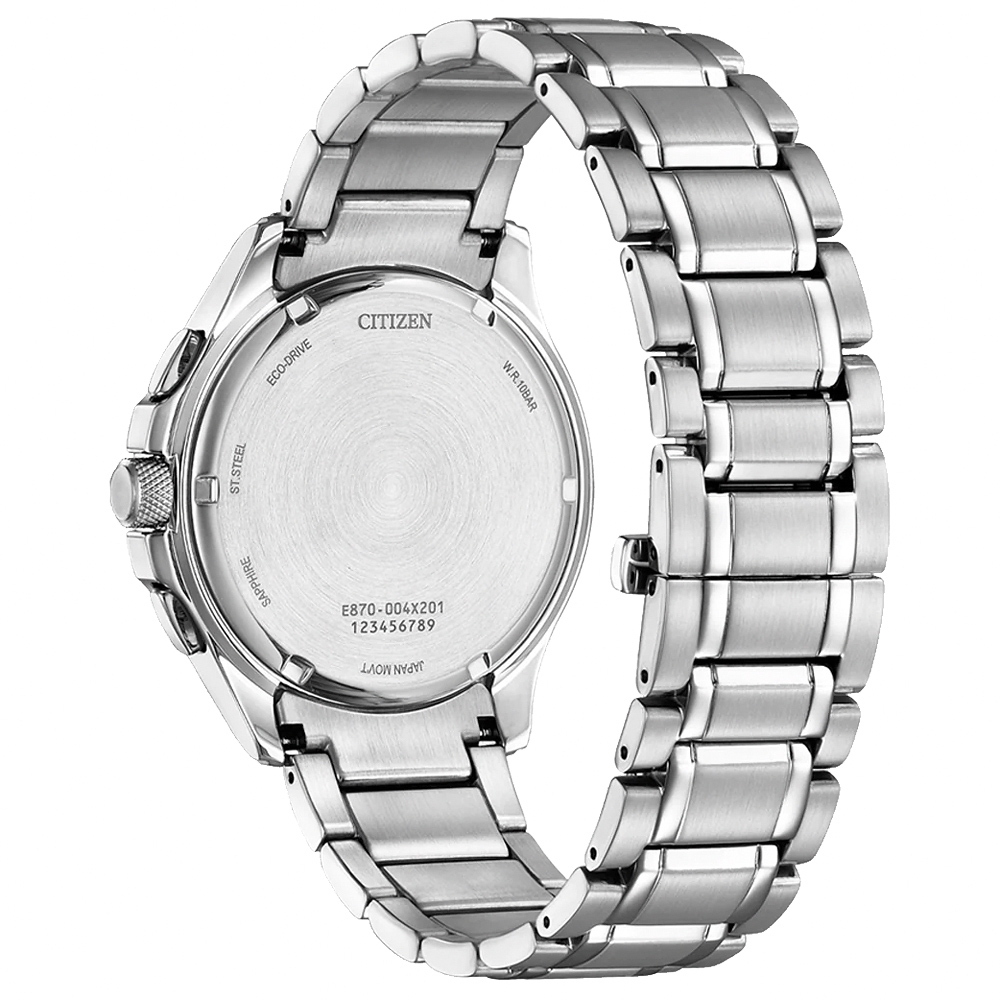 CITIZEN 星辰 光動能萬年曆手錶-42mm BL8160-58L, , large
