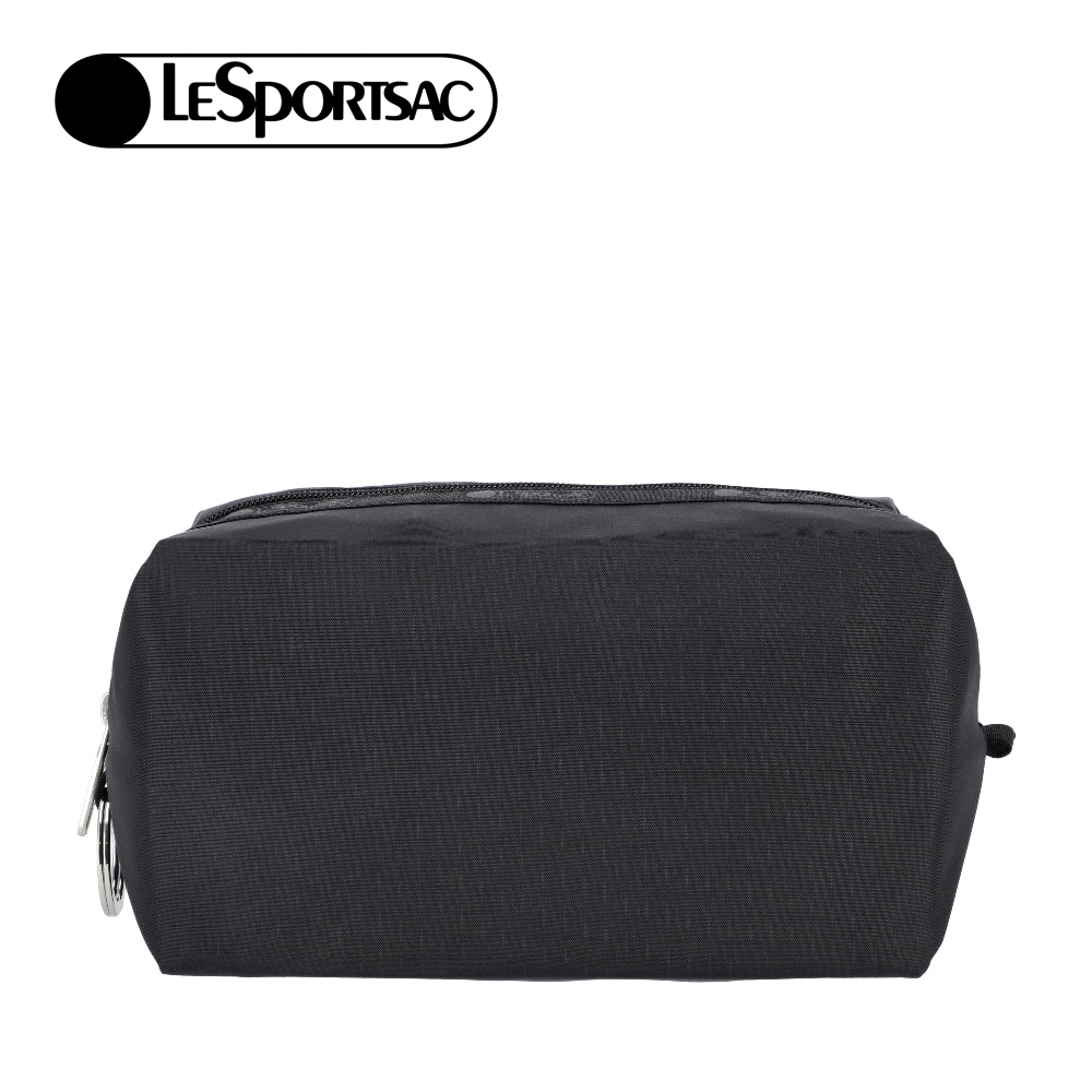 Lesportsac Large Zip Pouch 大型拉鍊收納包 化妝包 盥洗包 旅行袋 送禮 推薦(永恆黑), , large