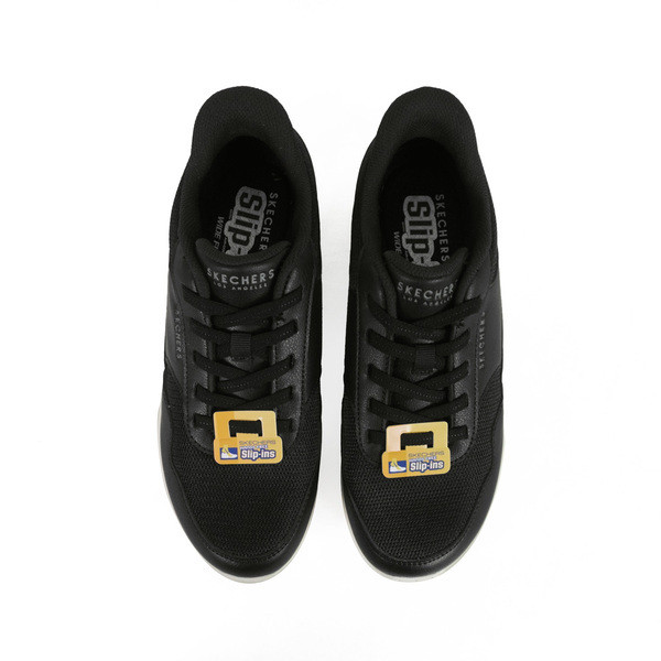 Kixpress-Skechers Uno 女 運動休閒鞋 寬楦 瞬穿 增高 舒適 穿搭 黑 [177117WBLK], , large