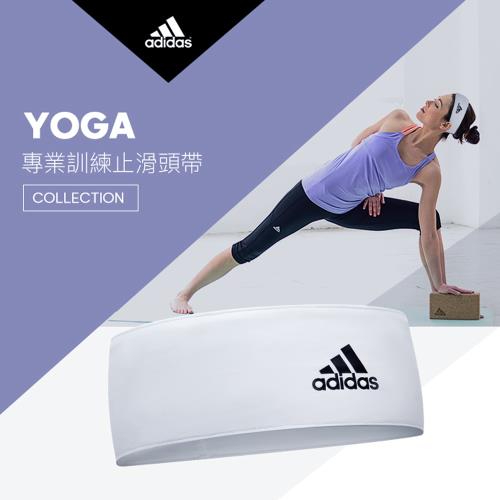 [秉宸] ADIDAS Training 專業訓練止滑頭帶 寬版 瑜珈 訓練 運動頭帶 ADAC-16211, , large