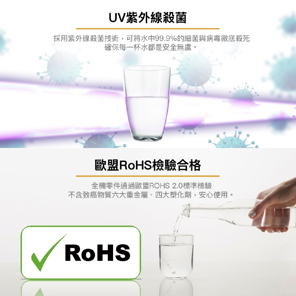 【麗水生活】豪星 HS-M3 廚下型 冰溫熱飲水機 搭配LW-2106 RO600加侖直輸機 淨水器 過濾器 飲水機, , large