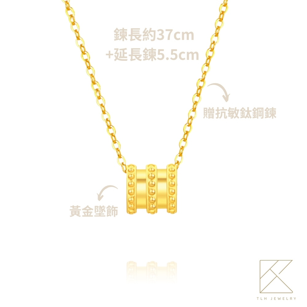【TLH】唯一 黃金項鍊 香氛禮盒 約重0.05錢±2厘 (母親節限定 黃金 禮盒), , large