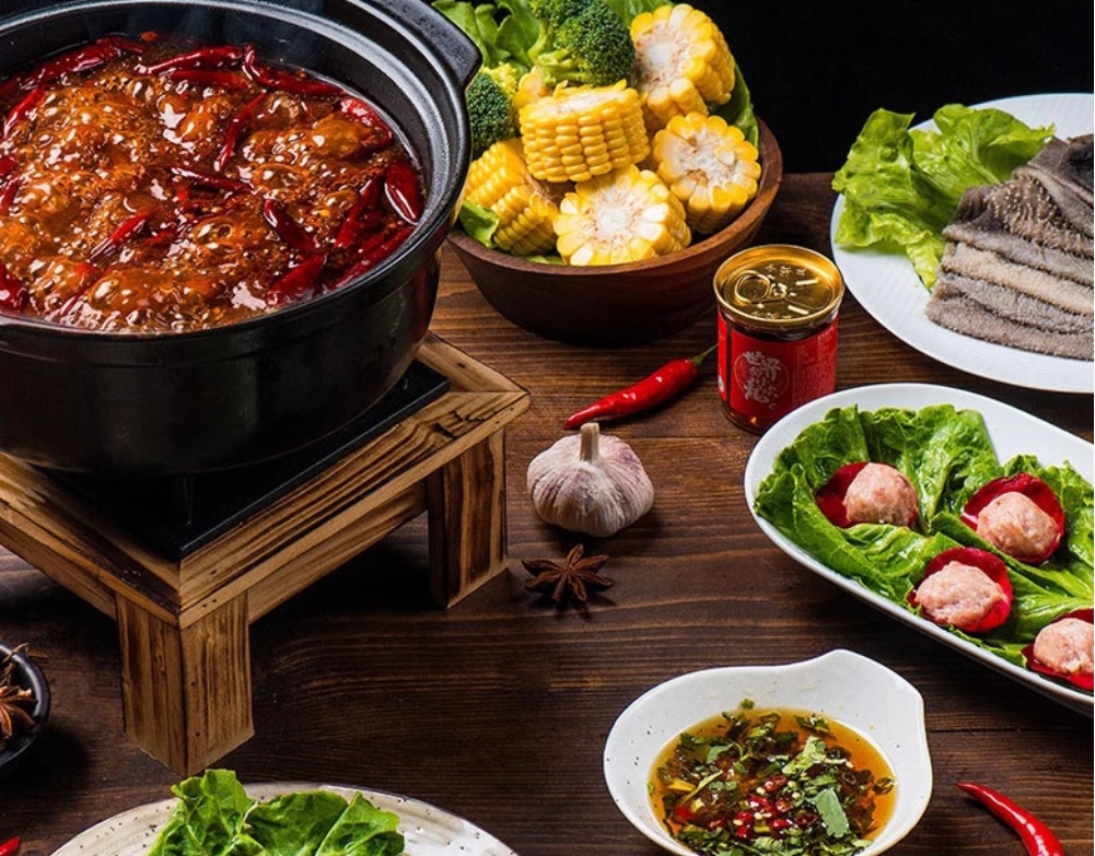 Qiaotou Chongqing Old Hot Pot Base - Extra Spicy & Numbing, , large