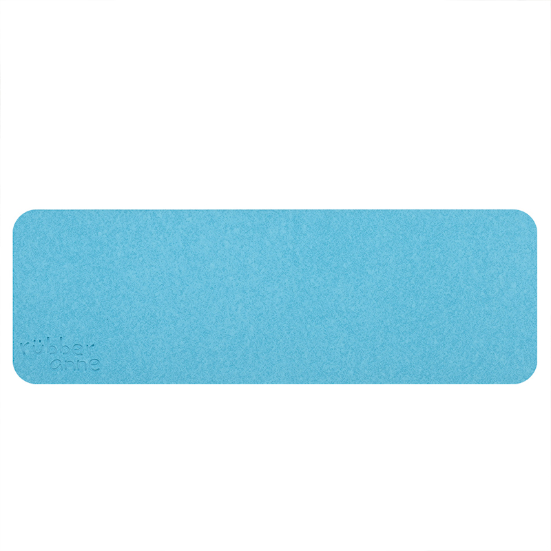 【Monster】 Soft Diatomaceous Earth Washbasin Absorbent Mat (24x8cm) – Sky Blue, , large