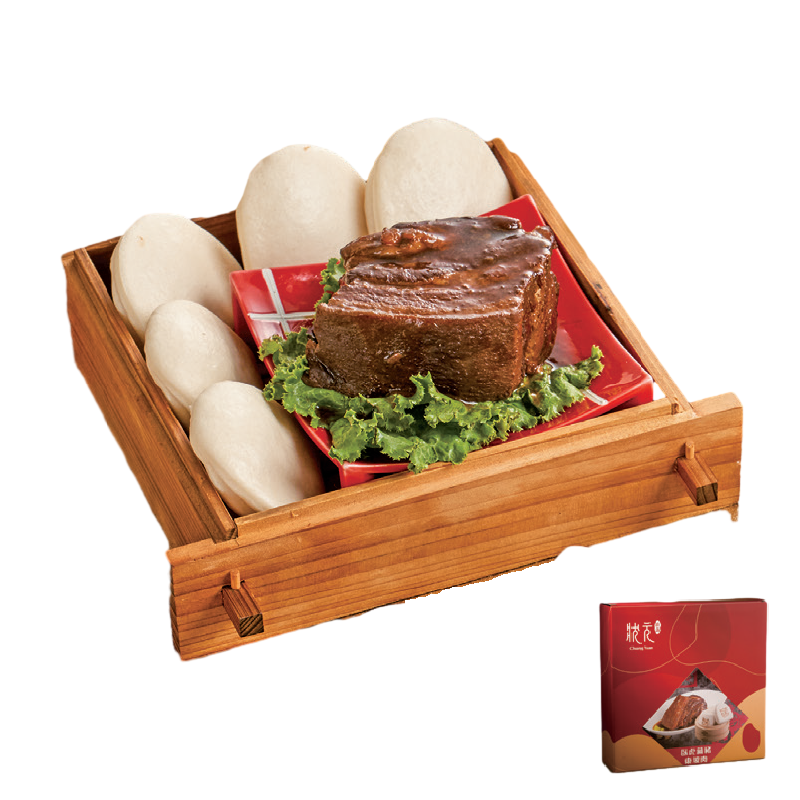 狀元油飯-臥虎藏豬東坡肉850g-得福, , large