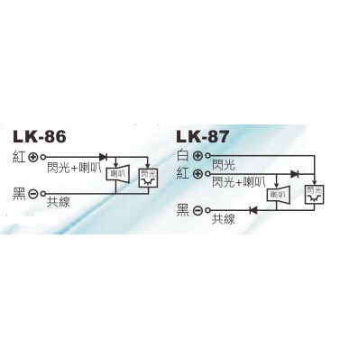 昌運監視器 Garrison LK-87 吸頂式閃光喇叭 三線式 12只強光LED 逆接保護, , large