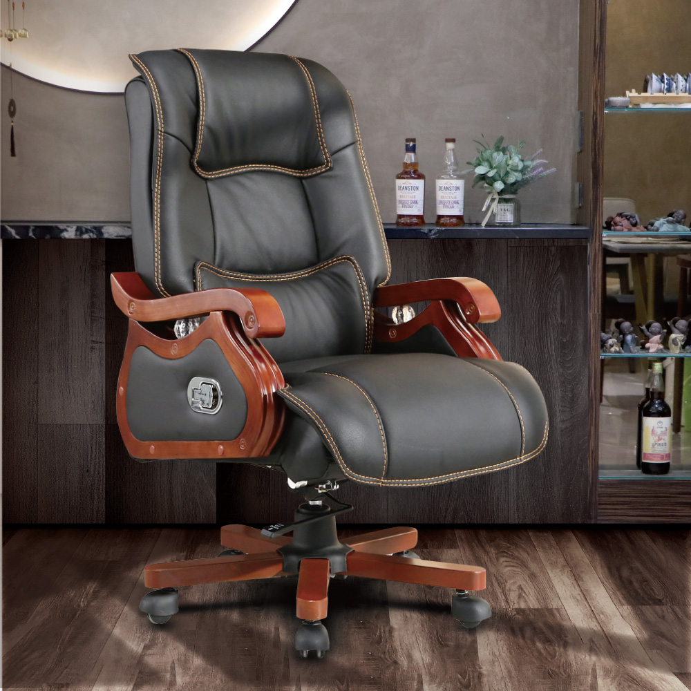 Luxury CEO Chair Executive Office Chair Computer Chair Desk Chair Home Chair Leather Chair Genuine Leather Chair, , large