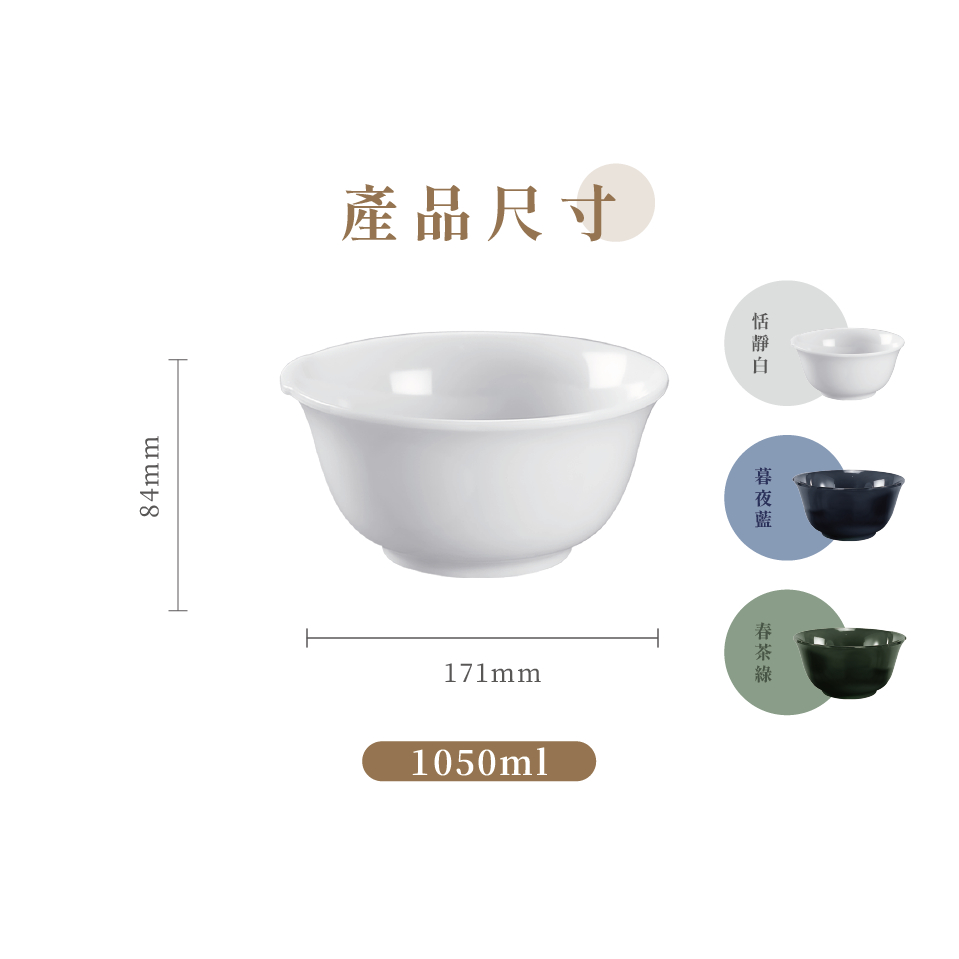 【哩皿食器】台灣製  食品級Tritan 麵碗上蓋, , large