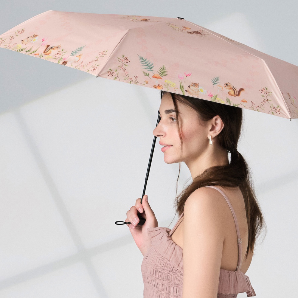 德國boy全遮光防曬迷你傘(花栗鼠), , large