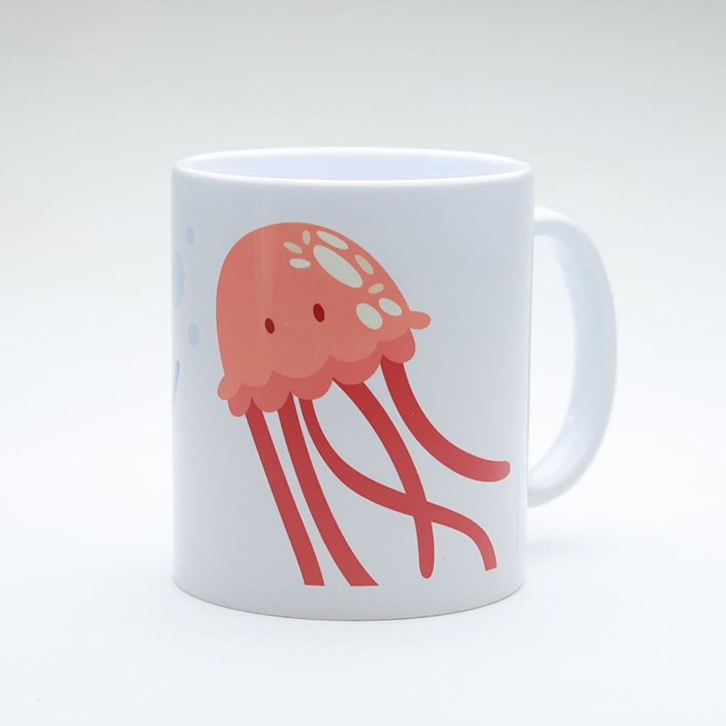 科學馬克杯-可愛海洋生物(水母), , large