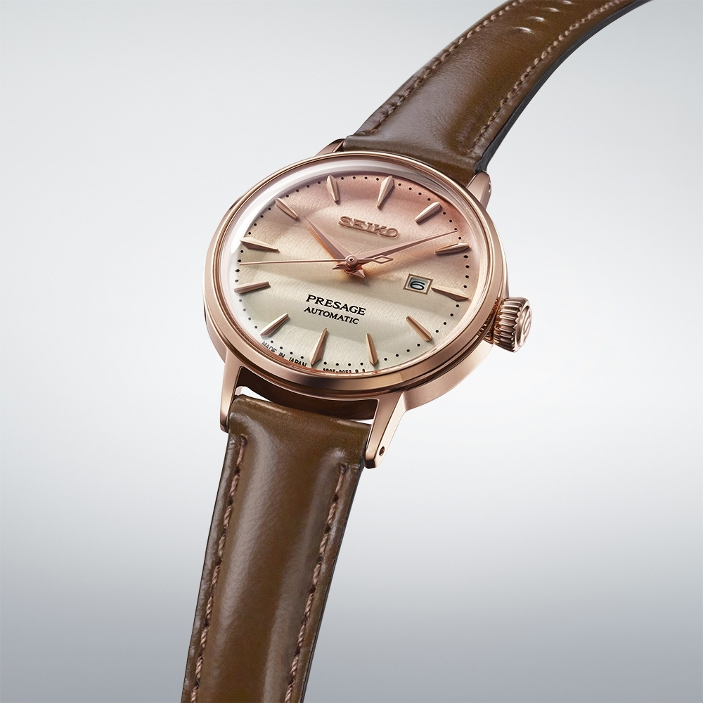 SEIKO 精工 PresageSTAR BAR 粉紅暮光聯名機械錶 SRE014J1/2R05-00B0P, , large