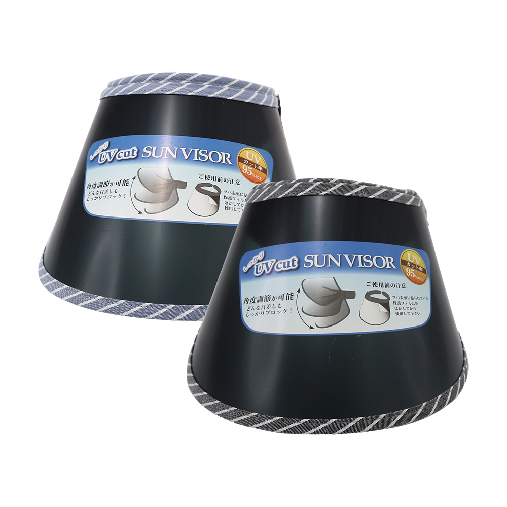 日本進口多角度抗UV防曬遮陽帽-2入