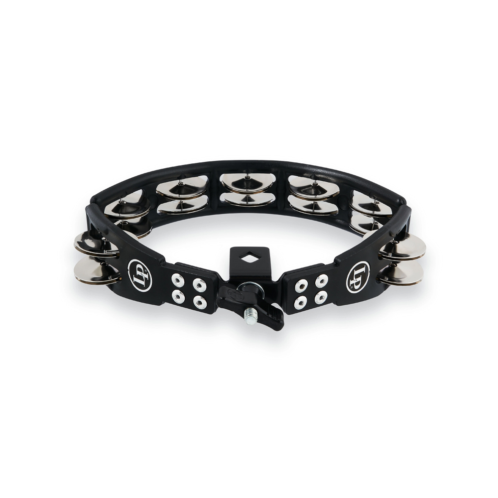 LP LP-160 塑膠黑色可夾10'' 雙排鈴鼓【敦煌樂器】, , large