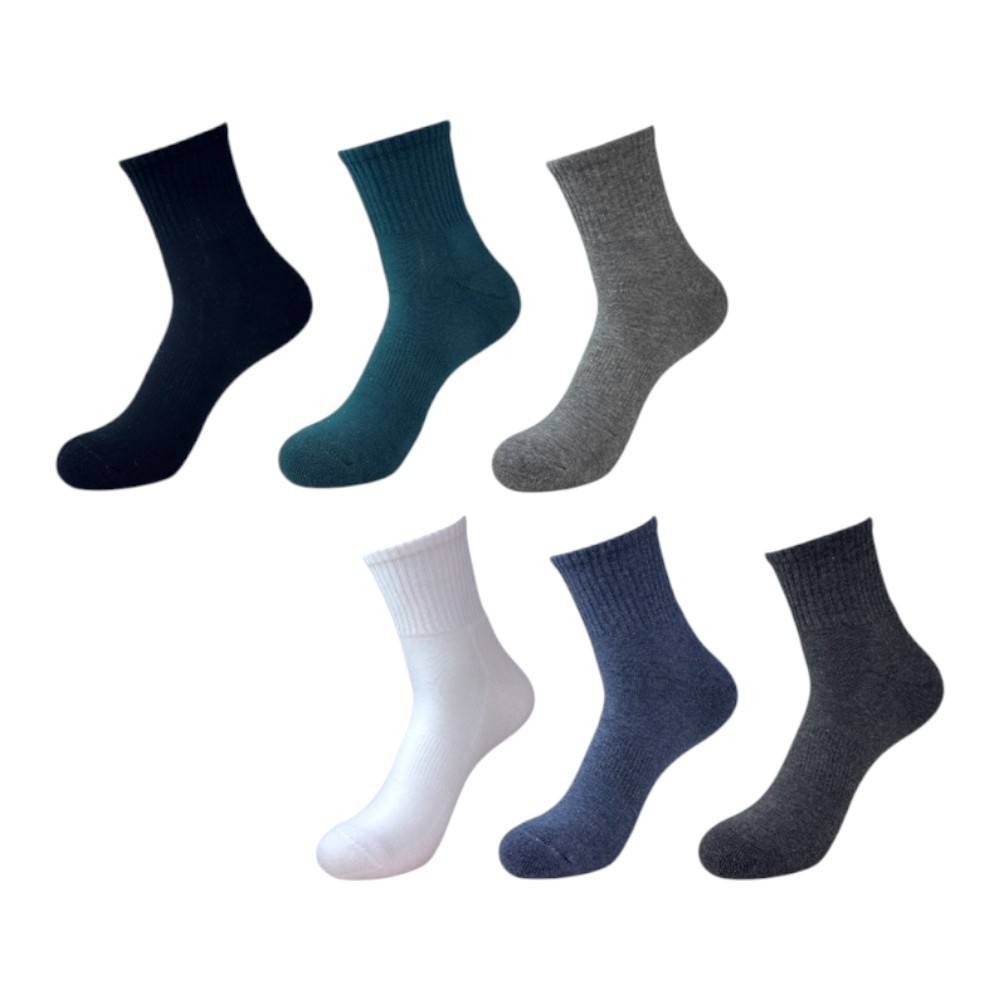 【BVD】氣墊男1/2襪<黑色>B653 毛巾底 運動襪 休閒襪, 黑色,25-28CM, large