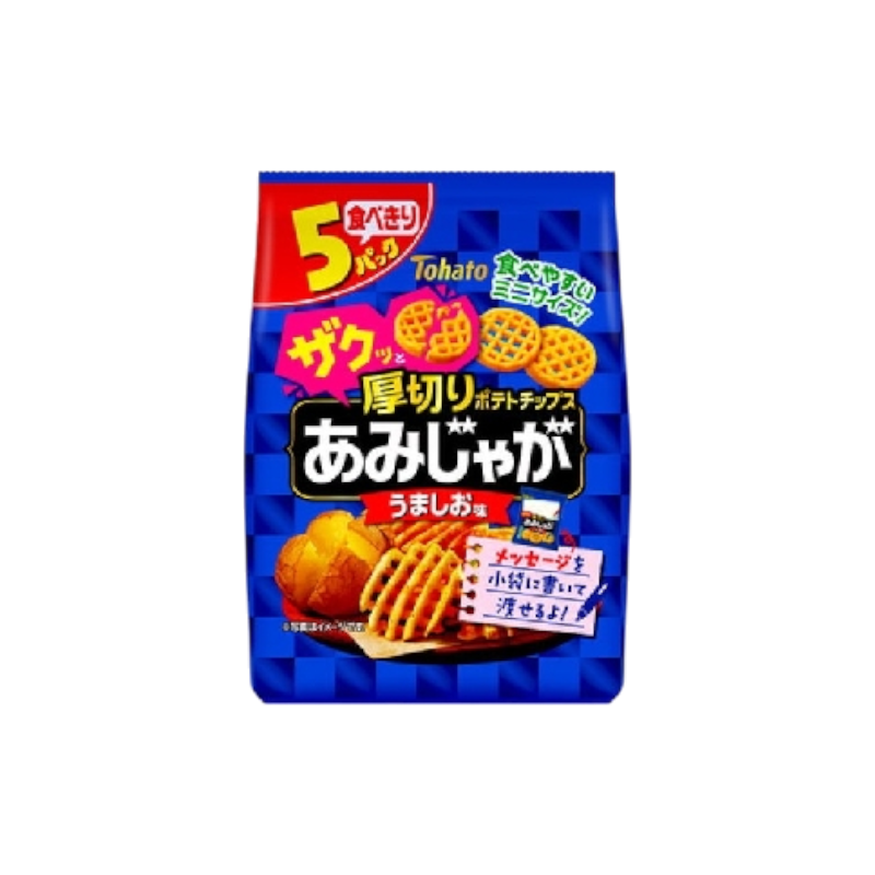 東鳩厚切網狀洋芋片5袋入【Mia C'bon 限定】