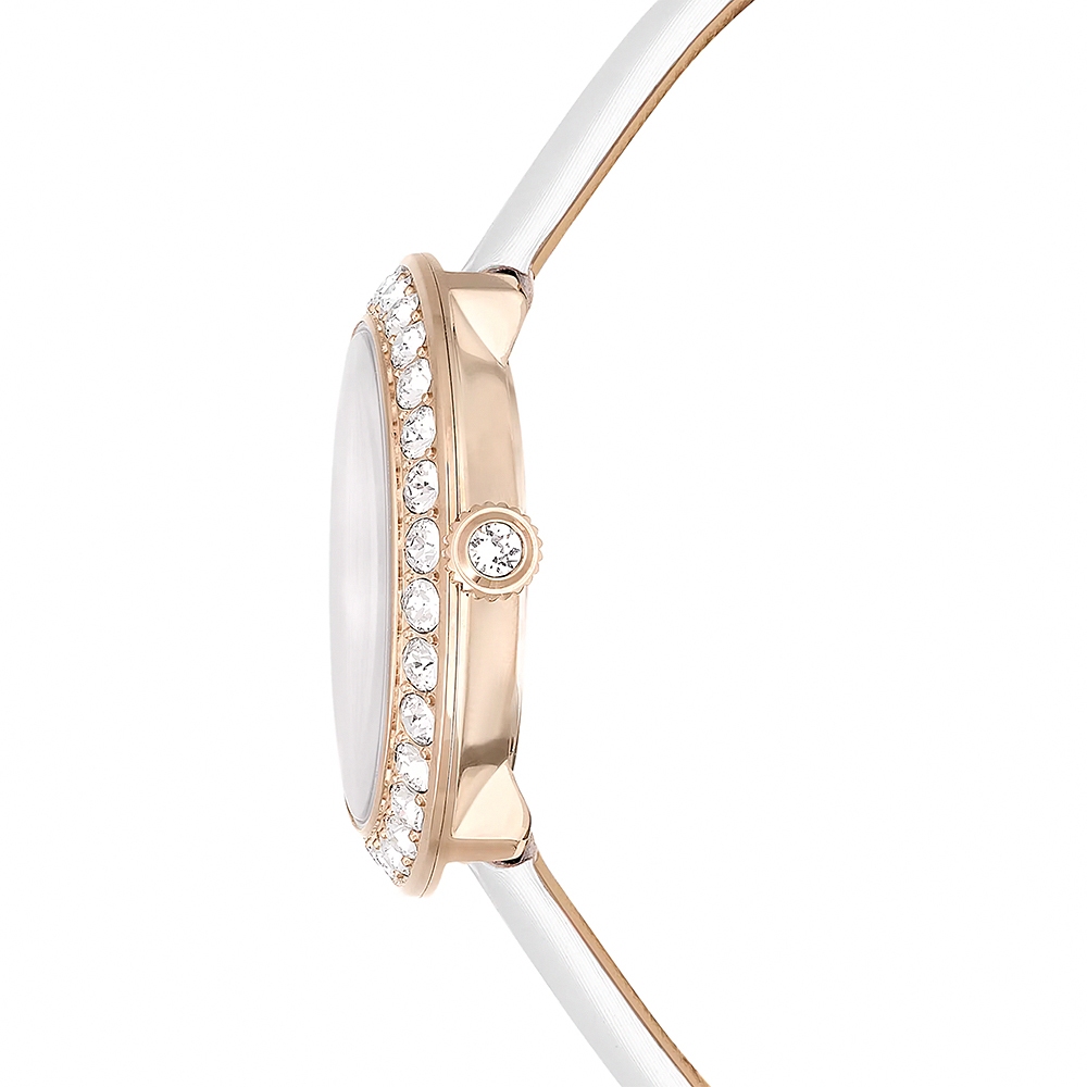 SWAROVSKI 施華洛世奇 Matrix Tennis 水晶錶圈手錶 女錶-30mm 送禮推薦 5710103, , large