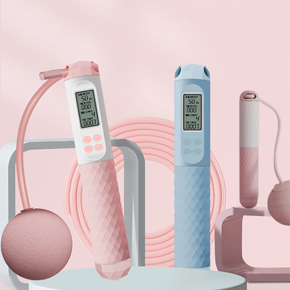 Dolcevita Smart Macaron Counting Jump Rope - Vibrant Blue, , large