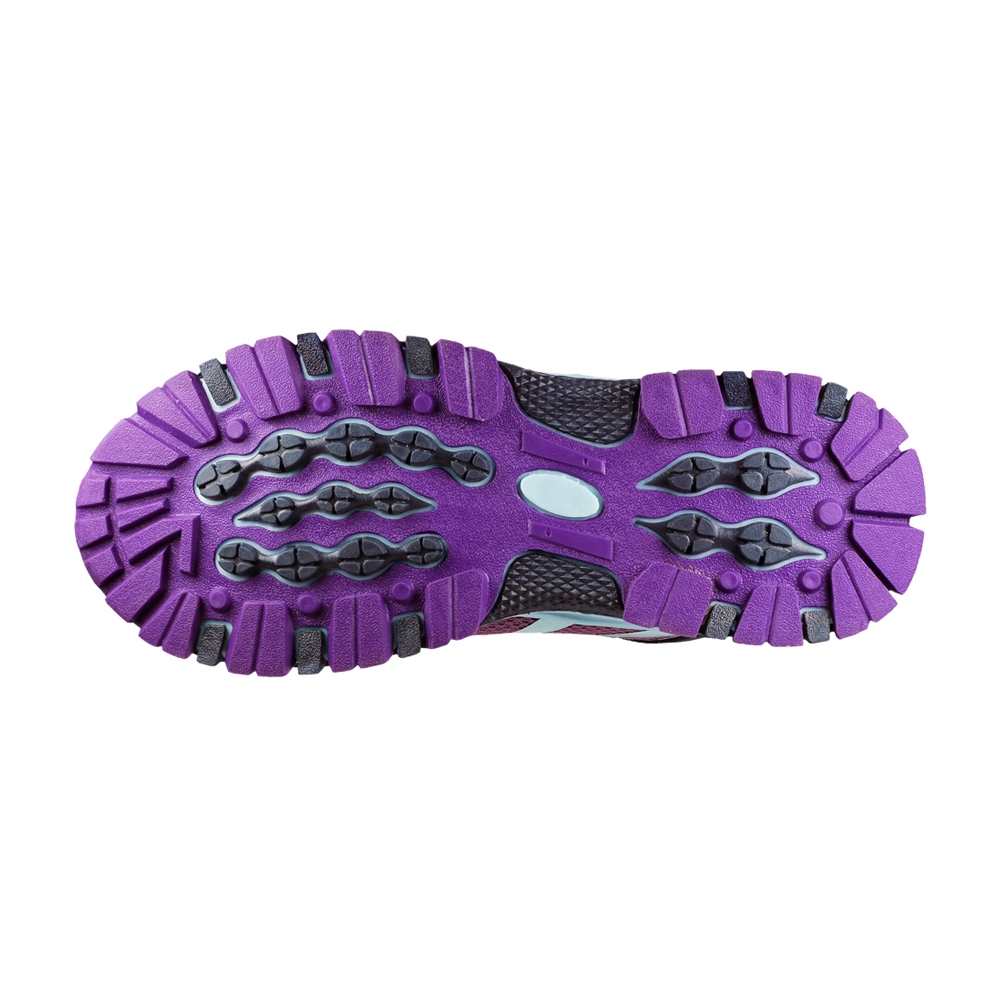 DIADORA迪亞多那 大童戶外越野鞋 童運動鞋 童鞋 登山鞋 寬楦 防潑水 保護後跟 健康鞋墊 耐磨 防滑 紫 藍, , large