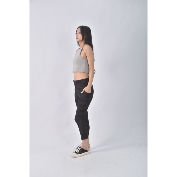 (XL) lululemon運動質感迷彩灰色長褲二手衣, , large