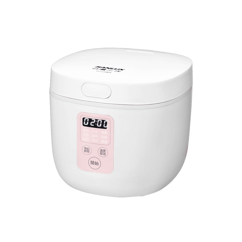 SANLUX Sanyo Taiwan 4-Cup Multifunction Microcomputer Mini Rice Cooker ECJ-04MA, , large