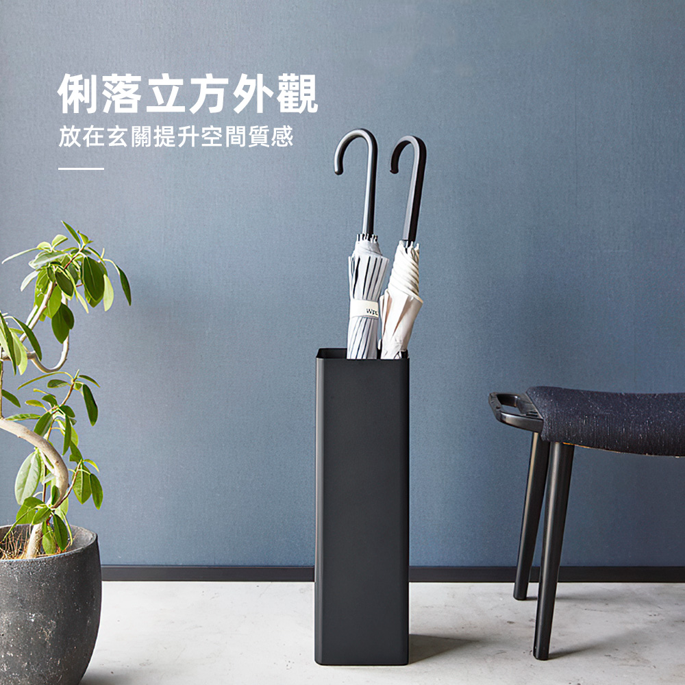 【上手家居】簡約金屬雨傘架-黑色(傘桶/雨傘收納/雨傘收納架), , large