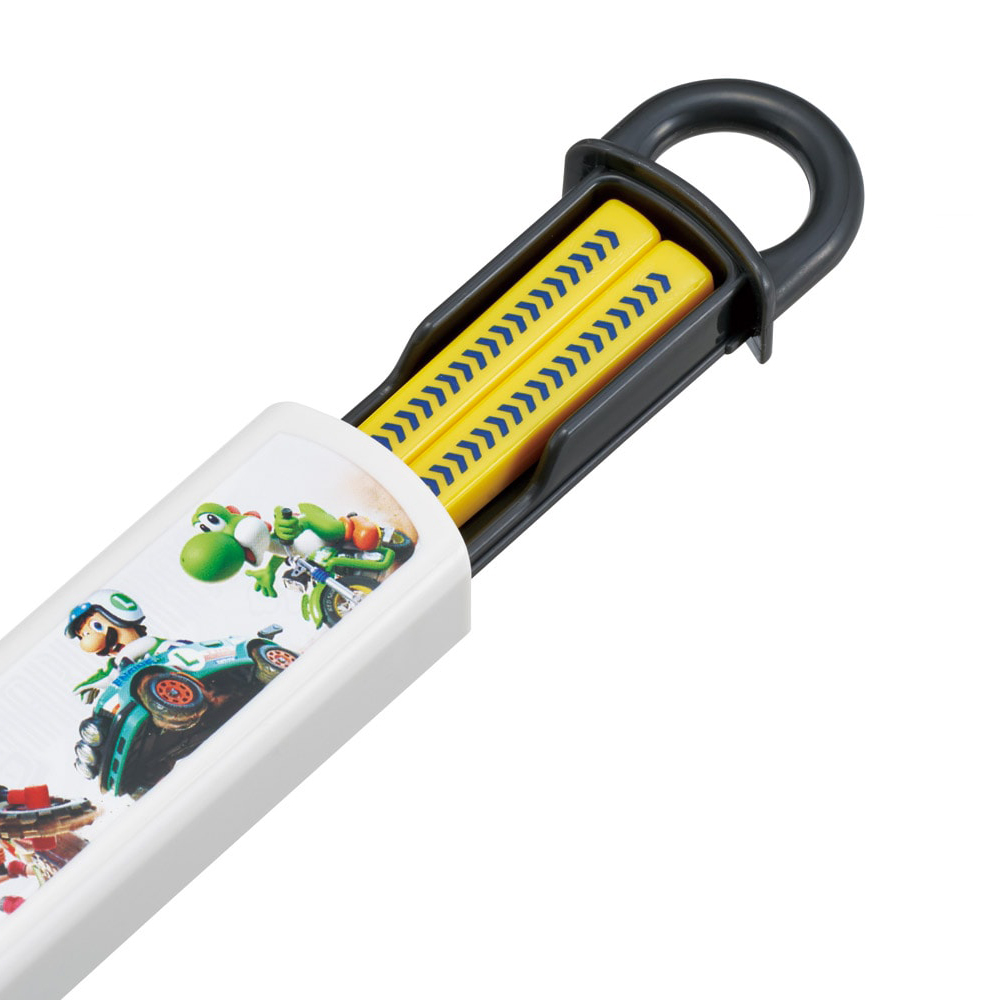 【百科良品】日本製 超級瑪利歐 賽車世界 環保筷子 16.5CM(日本境內版), , large