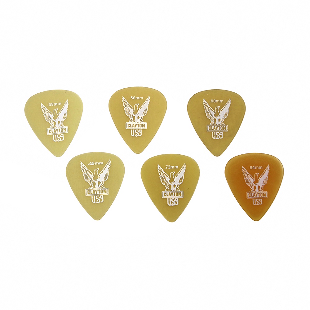 Clayton Ultem Standard Picks US系列 吉他彈片多種厚度款(三片、十片組)【敦煌樂器】, , large