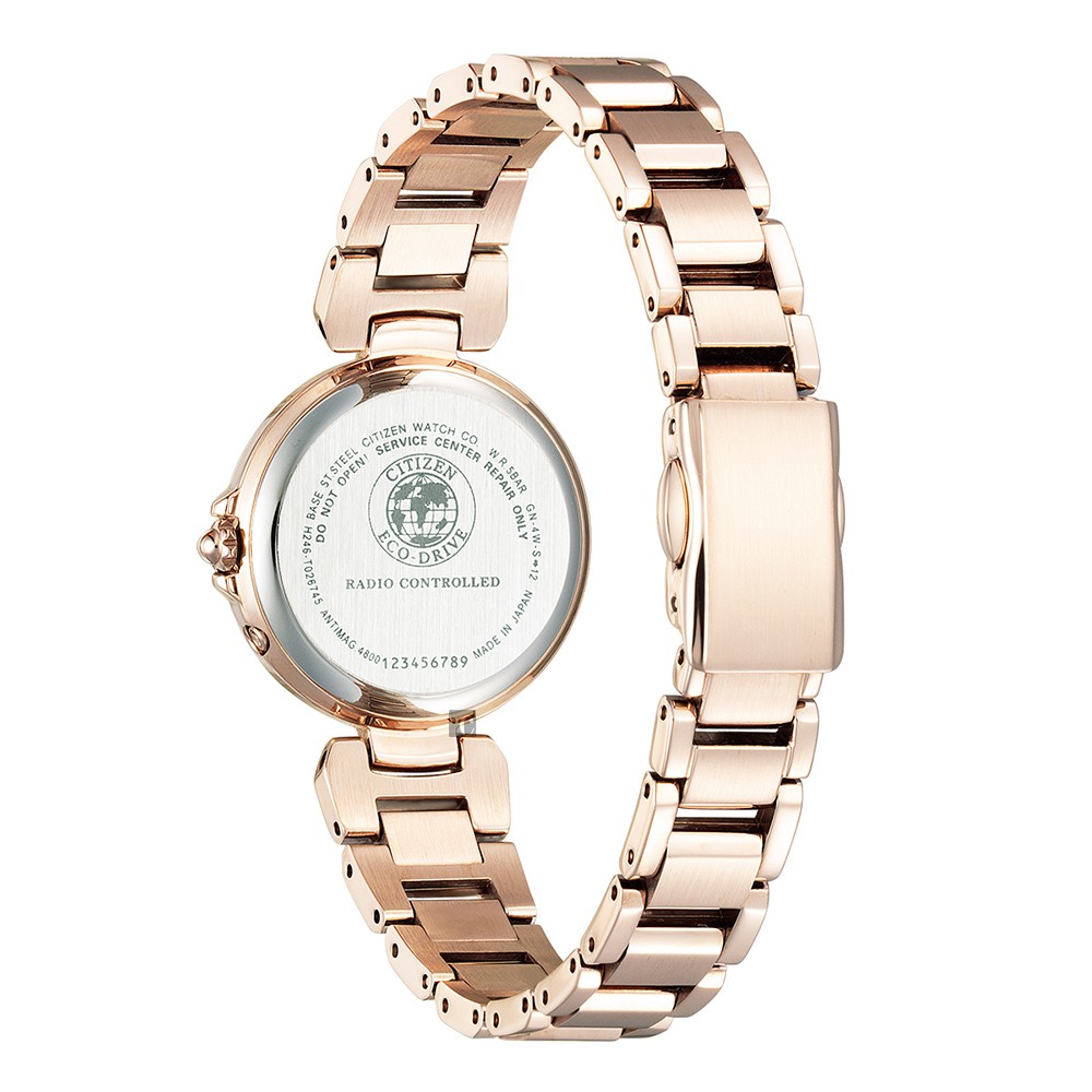CITIZEN 星辰 XC 光動能電波萬年曆女錶 EC1037-51A, , large