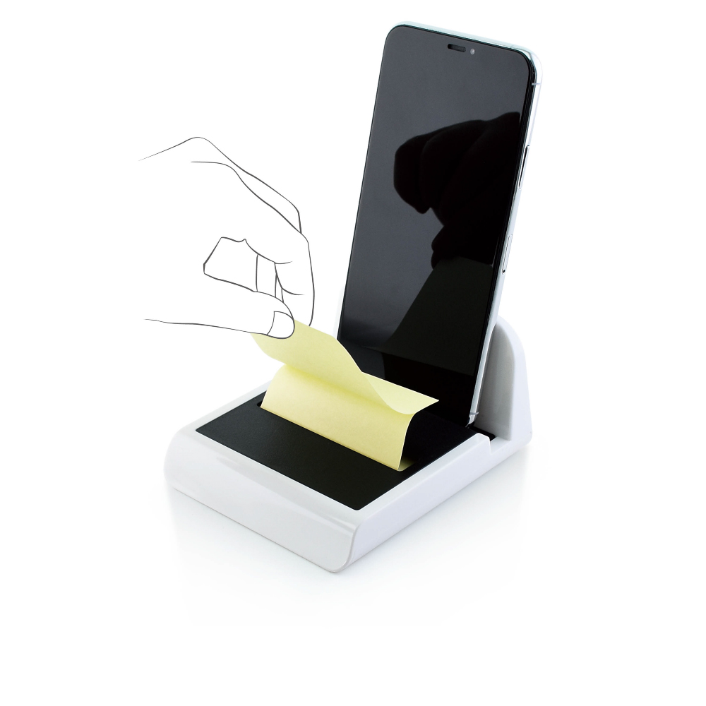 【O-Life】Mobile phone holder and memo pad - 2 pieces blue, , large