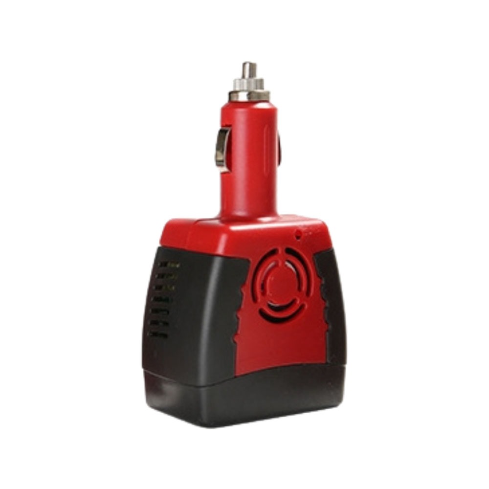 150W Car Socket Transformer 12V to 110V - USB 2.1 Black Border, , large