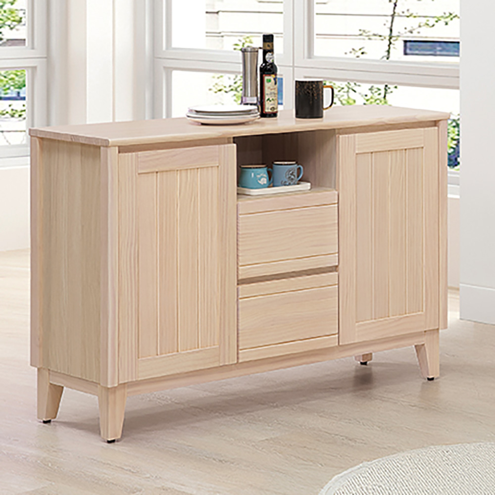 【Hampton 漢汀堡】利特多實木4尺餐櫃, , large