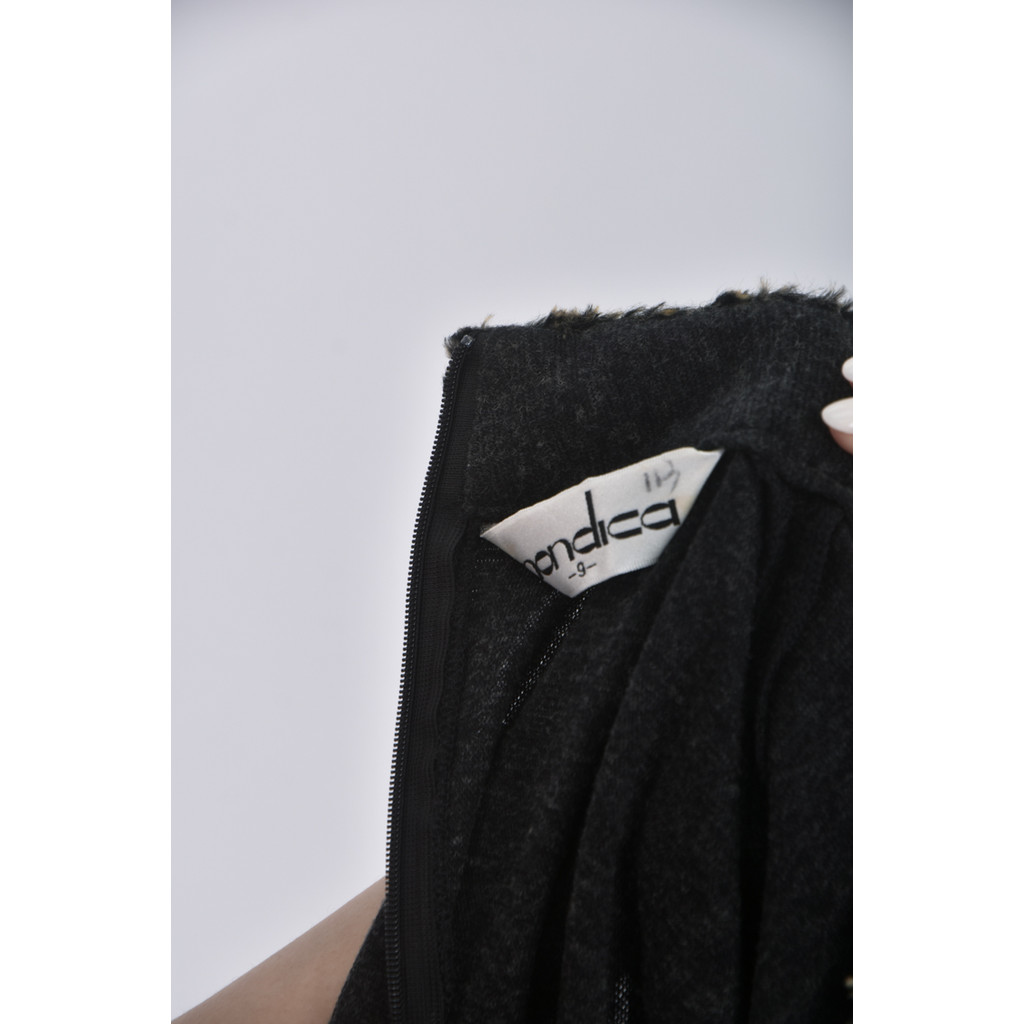 (S) nondica豹紋黑色套裝二手衣, , large