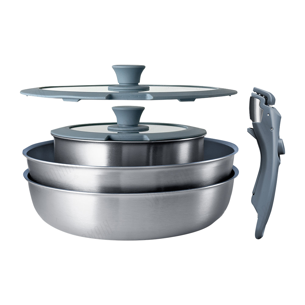 仙德曼複合金輕量不沾套鍋組-6件組-1組, , large
