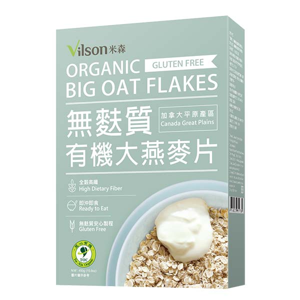 ORGANIC GLUTEN FREE BIG OAT FLAKES, , large