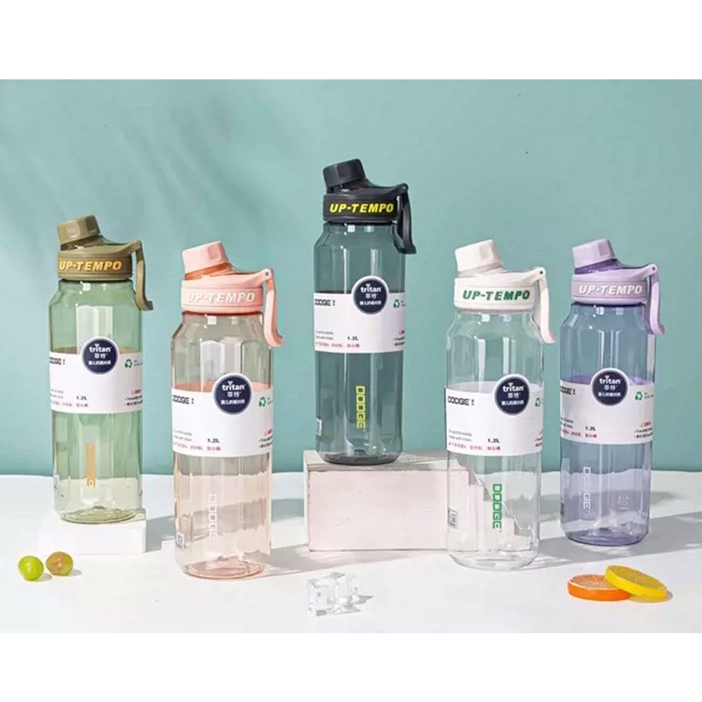 【H&R安室家】Dodge 道奇Tritan扭蓋刻度水壺 運動水壺680ml(H38), , large